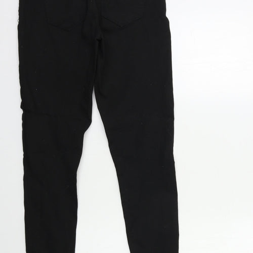 Denim & Co. Womens Black  Denim Skinny Jeans Size 10 L30 in