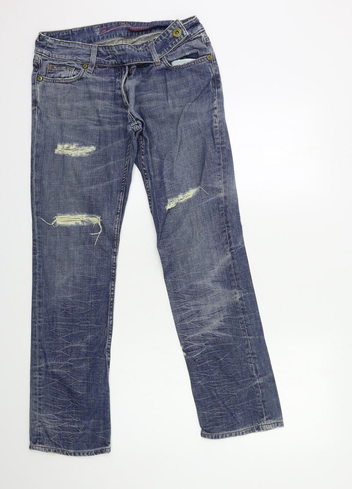 Preworn Womens Blue  Denim Skinny Jeans Size 30 in L30 in
