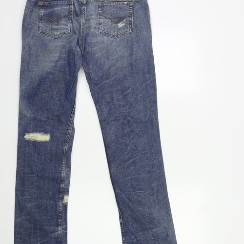 Preworn Womens Blue  Denim Skinny Jeans Size 30 in L30 in