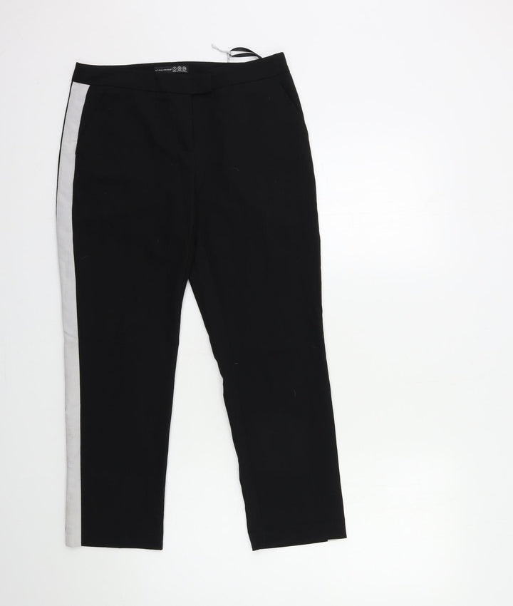 Atmosphere Womens Black Trousers Size 8 L24 in