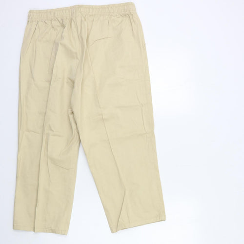 Damart Womens Beige   Trousers  Size 18 L21 in