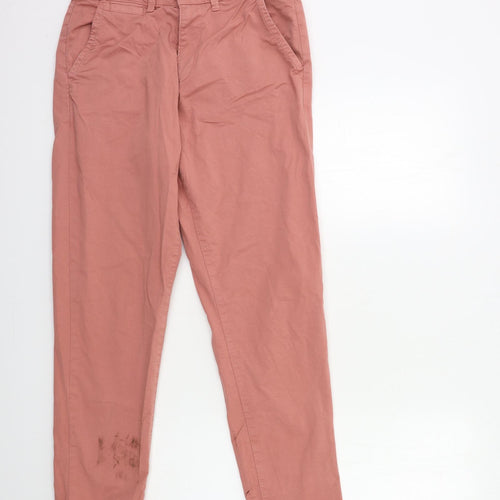 Principles Womens Pink   Chino Trousers Size 10 L28 in