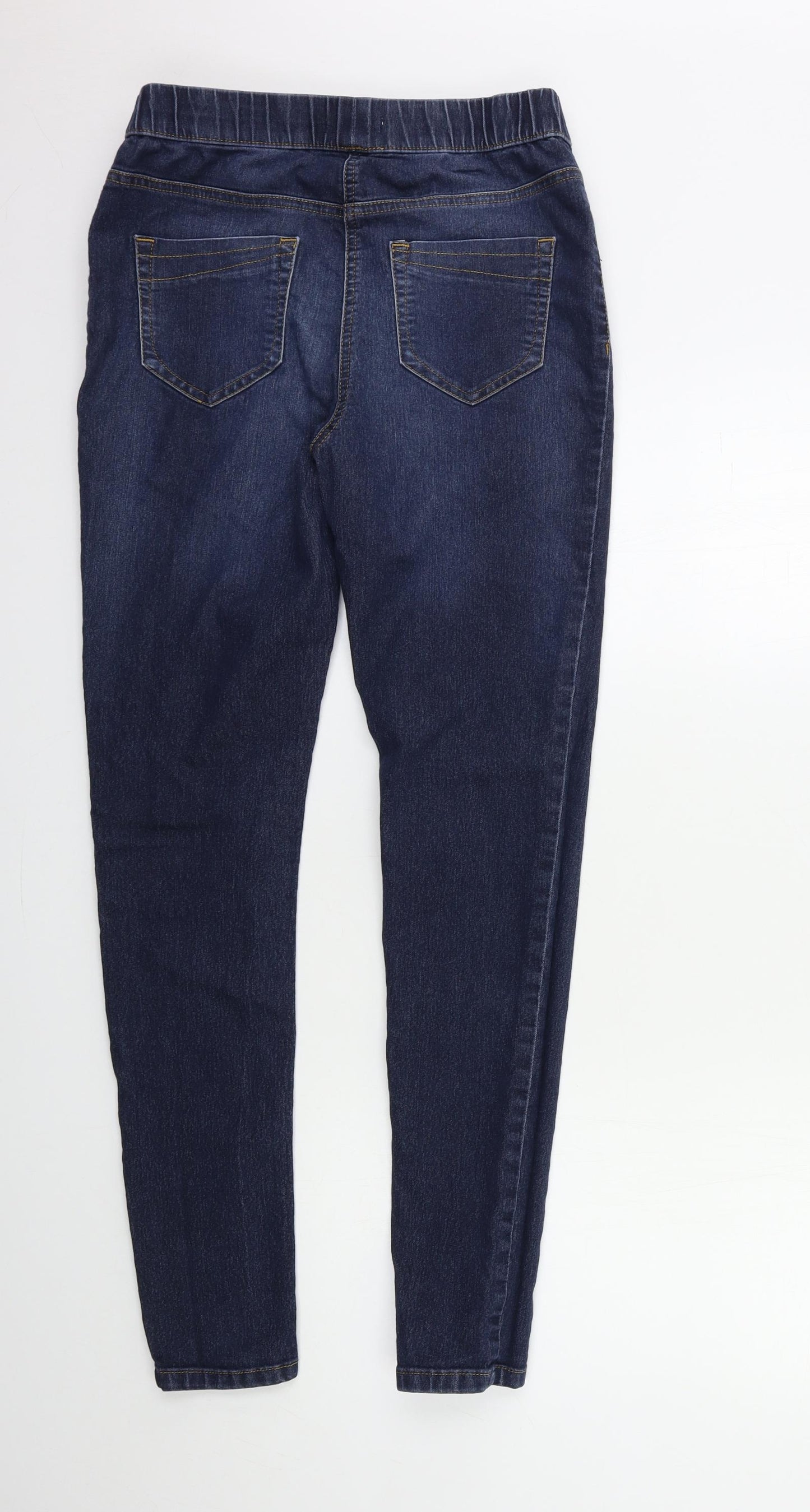 TU Womens Blue  Denim Jegging Jeans Size 12 L30 in