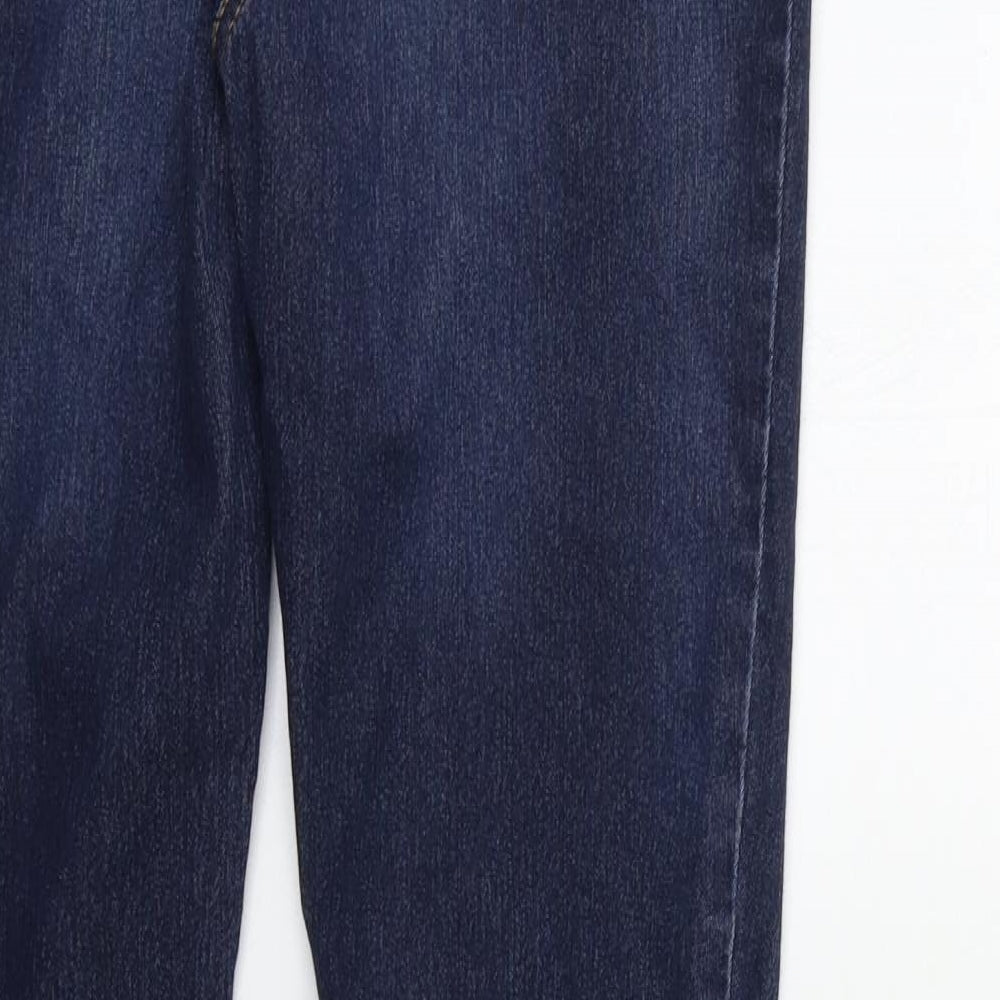 TU Womens Blue  Denim Jegging Jeans Size 12 L30 in