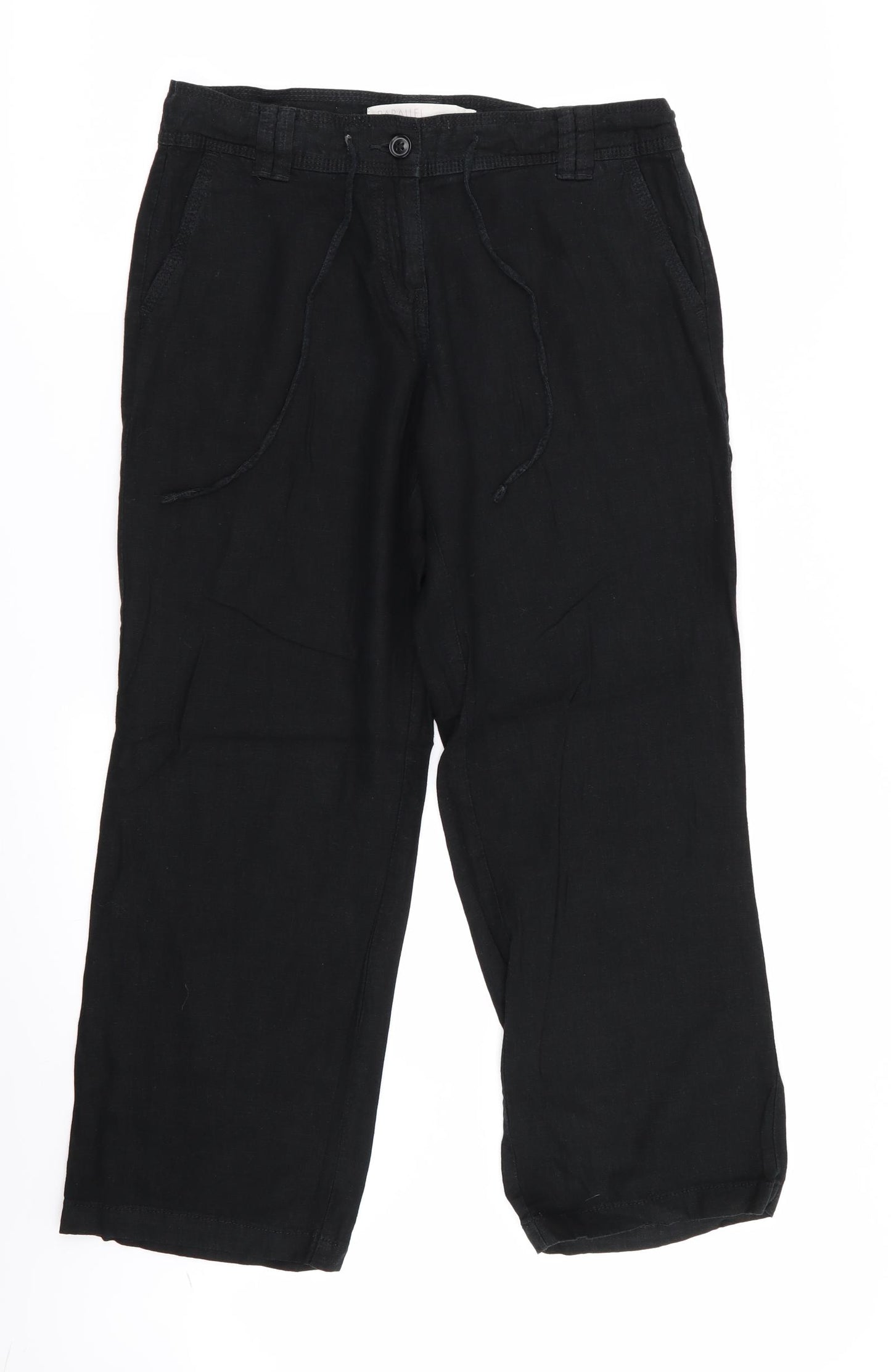 NEXT Womens Black   Trousers  Size 10 L27 in