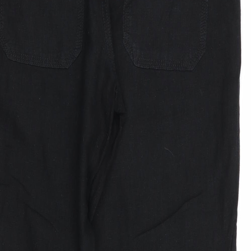 NEXT Womens Black   Trousers  Size 10 L27 in