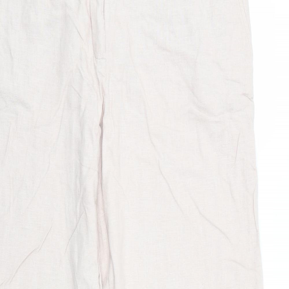 F&F Womens Beige   Trousers  Size 14 L31 in