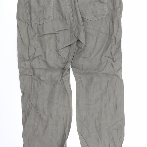 M&S Womens Green   Trousers  Size 10 L26 in