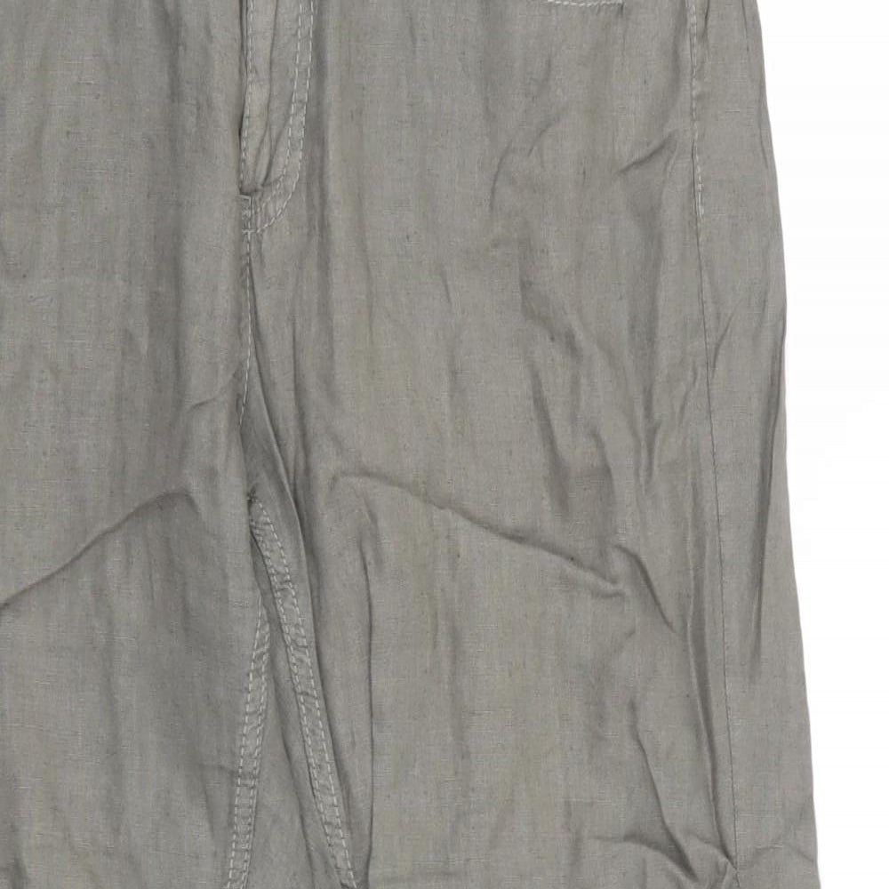 M&S Womens Green   Trousers  Size 10 L26 in