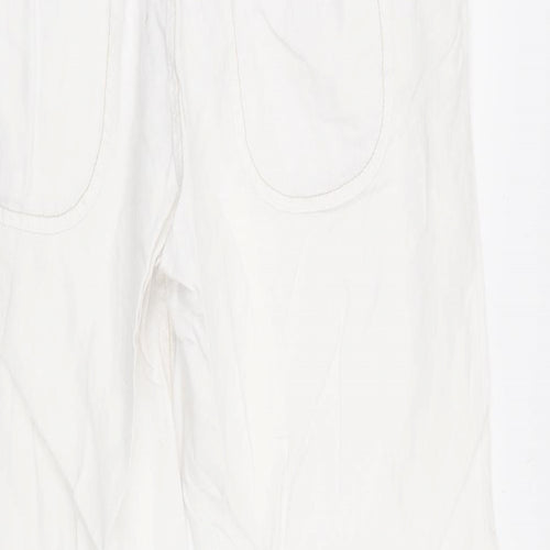 River Island Womens White   Trousers  Size 12 L25 in
