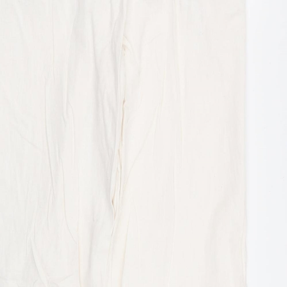 Preworn Womens White   Trousers  Size 32 in L29 in