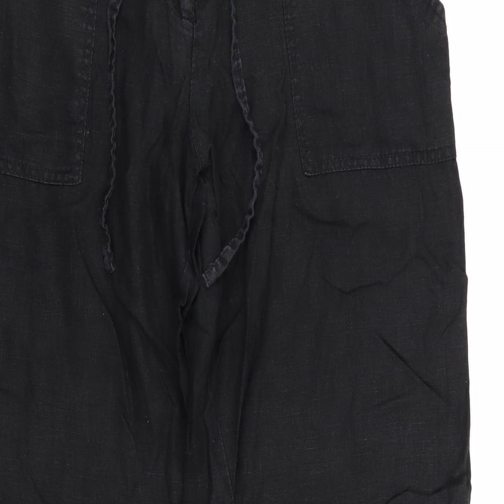 Primark Womens Black   Trousers  Size 10 L30 in