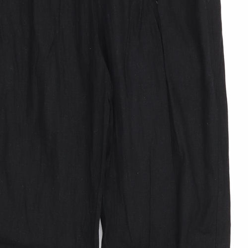 sky designs Womens Black   Trousers  Size 14 L27 in - Stretch waistband