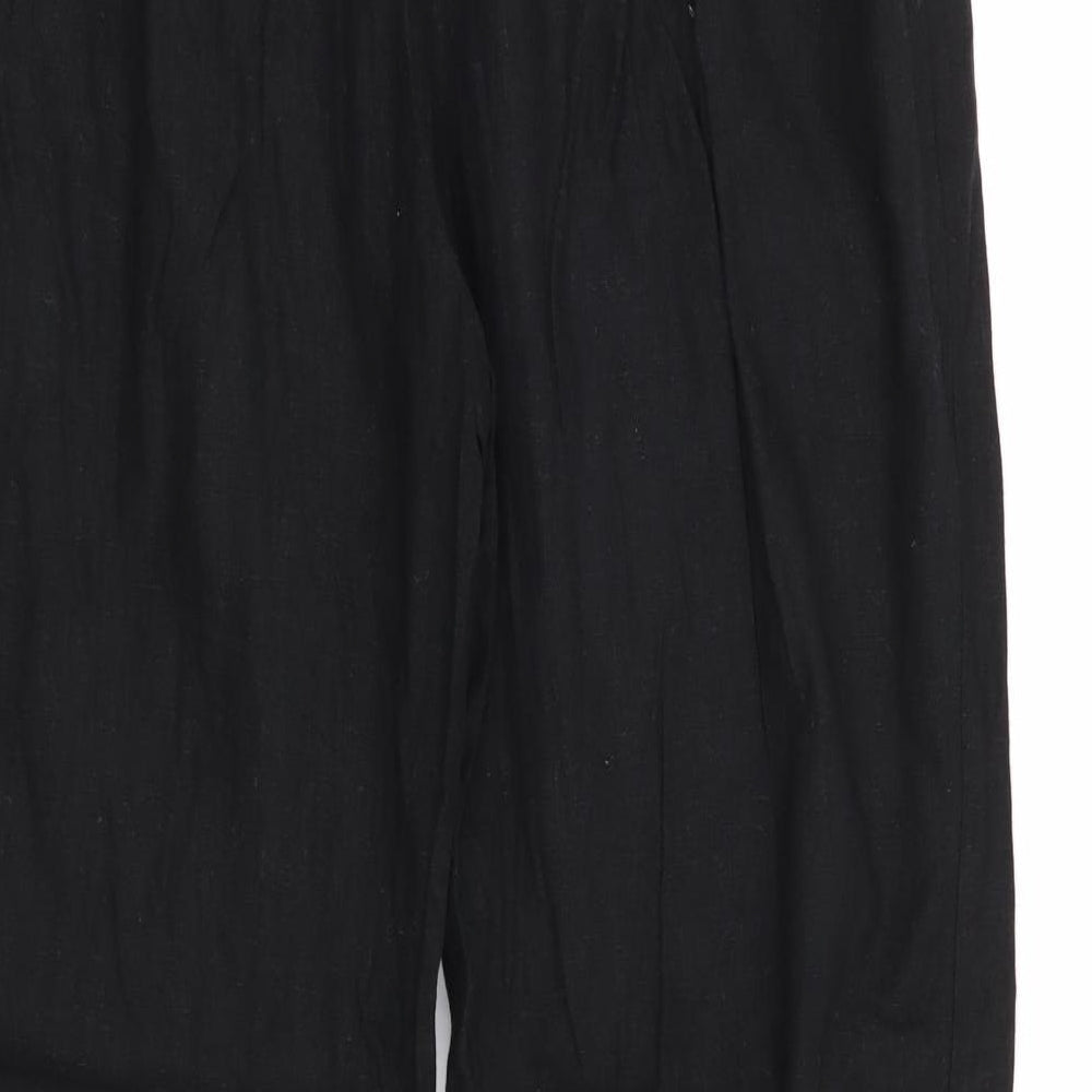 sky designs Womens Black   Trousers  Size 14 L27 in - Stretch waistband