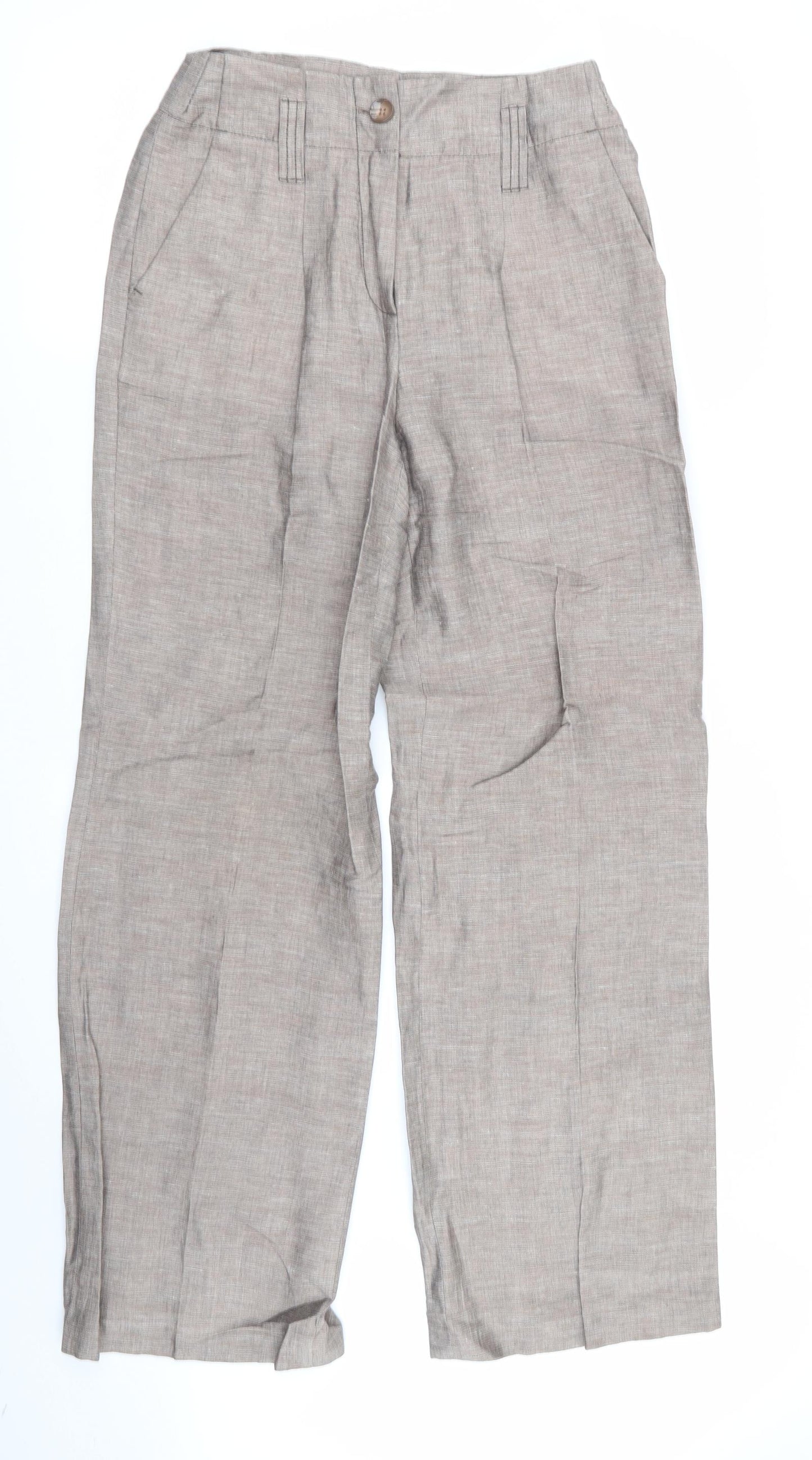Taifun Womens Brown   Trousers  Size 10 L31 in