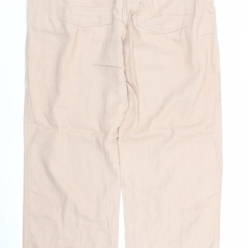 NEXT Womens Beige   Trousers  Size 10 L27 in