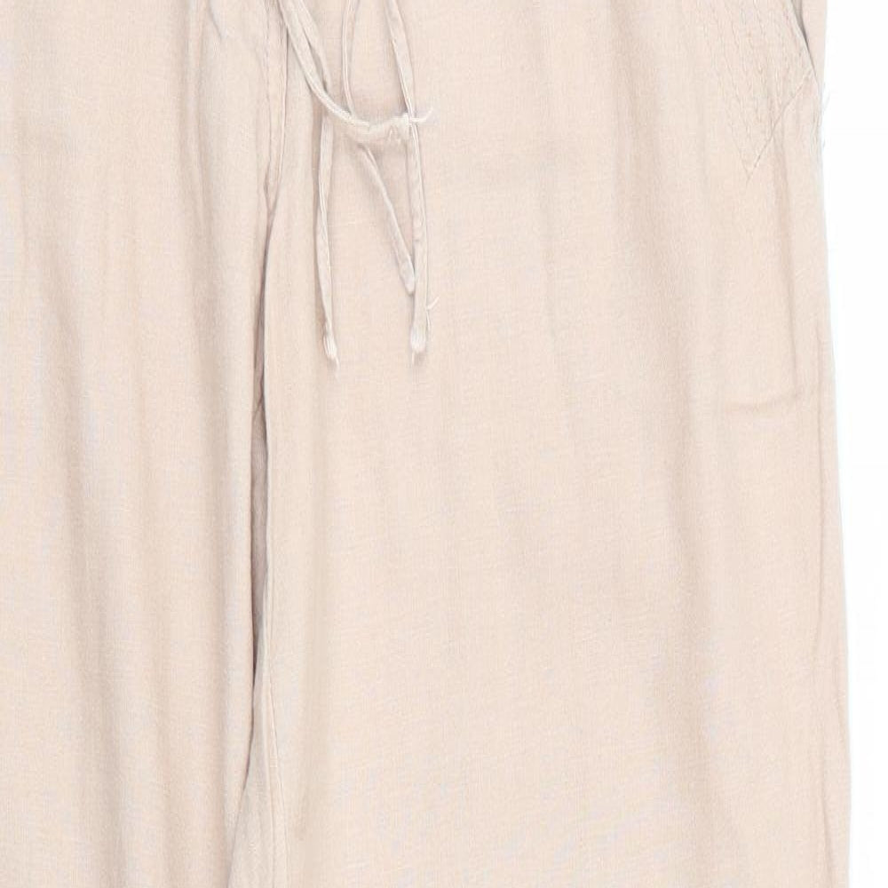 NEXT Womens Beige   Trousers  Size 10 L27 in