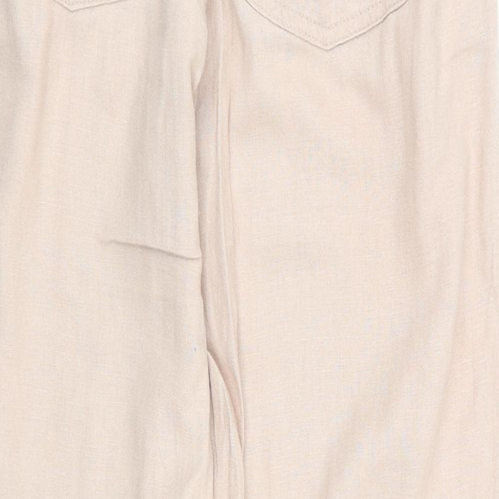 NEXT Womens Beige   Trousers  Size 10 L27 in