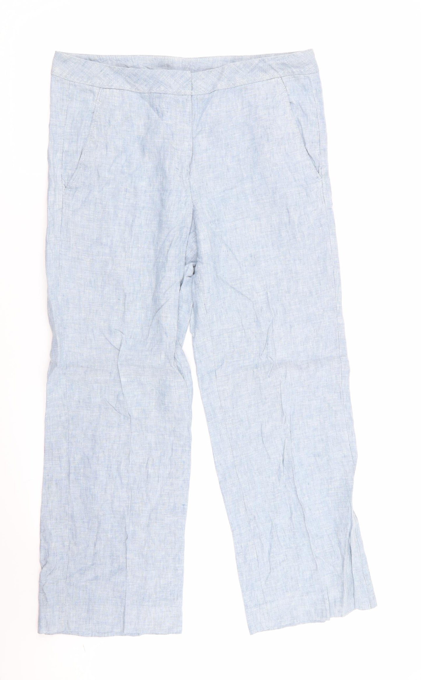 TU Womens Blue   Trousers  Size 12 L28 in