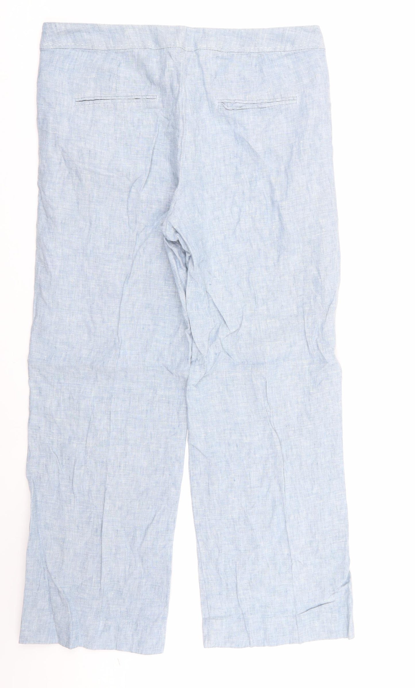 TU Womens Blue   Trousers  Size 12 L28 in
