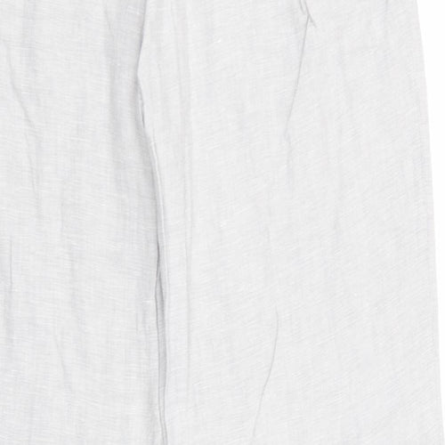 Per Una Womens Grey   Trousers  Size 10 L28 in