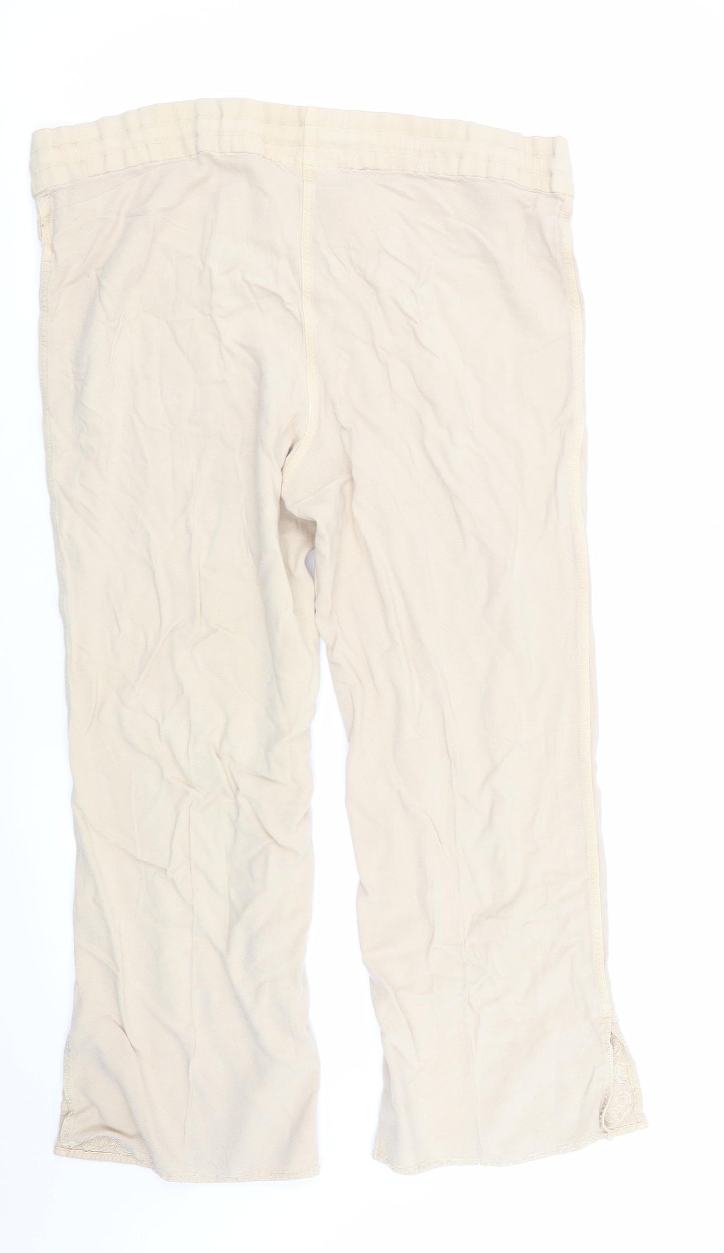 offshoot Womens Beige   Trousers  Size S L23 in