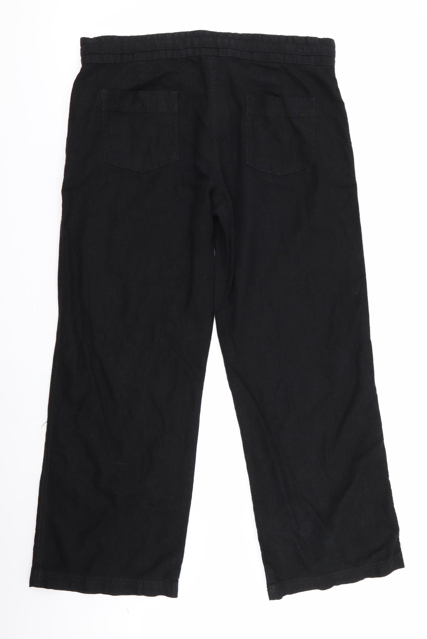 NEXT Womens Black   Trousers  Size 14 L28 in