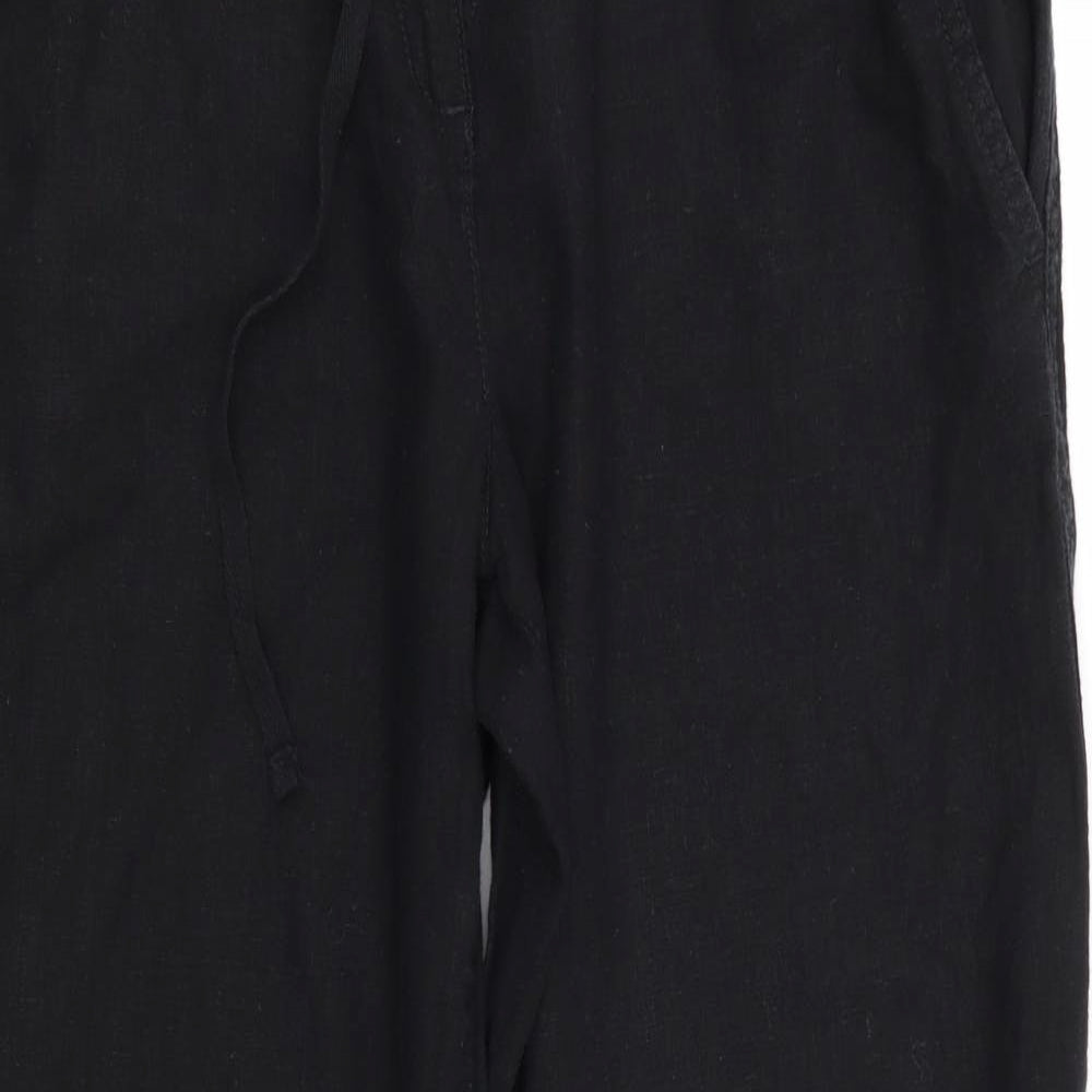 NEXT Womens Black   Trousers  Size 14 L28 in
