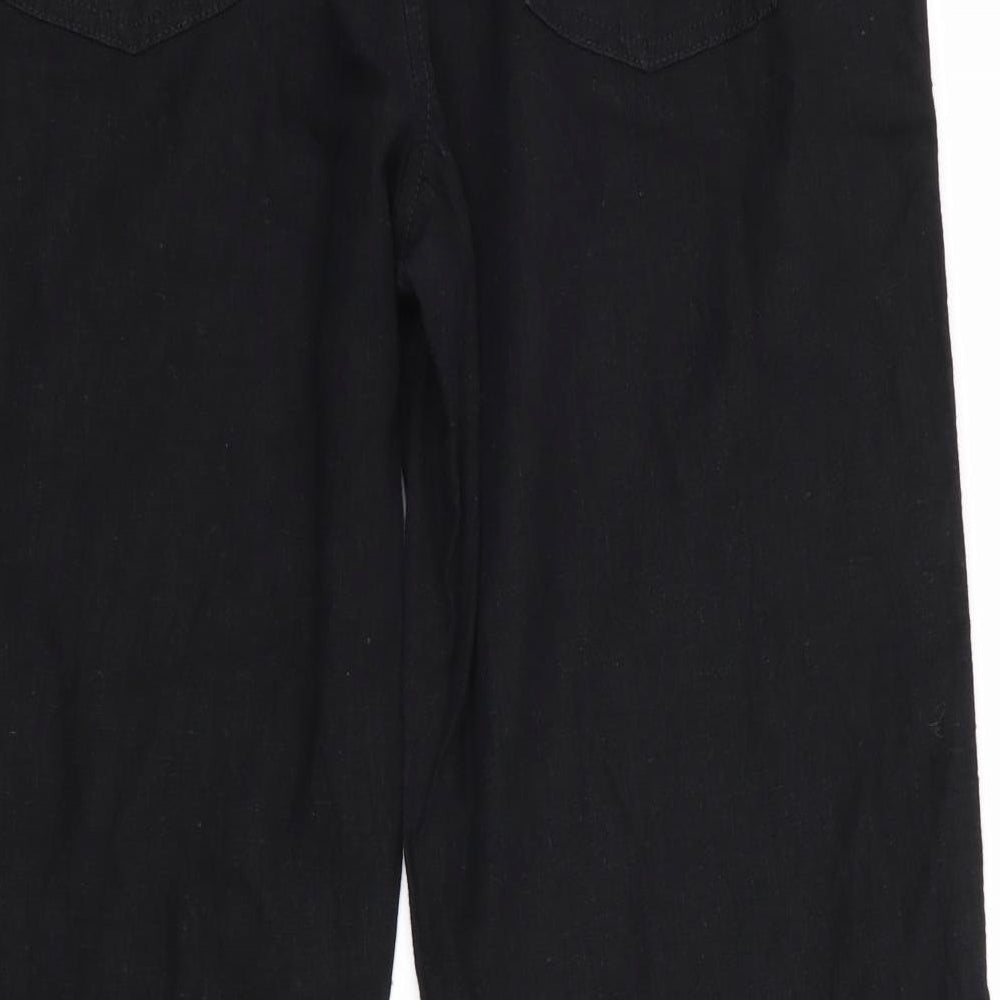 NEXT Womens Black   Trousers  Size 14 L28 in