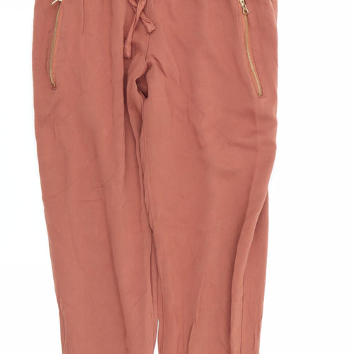 Primark Womens Brown   Trousers  Size 8 L27 in - Stretch waistband