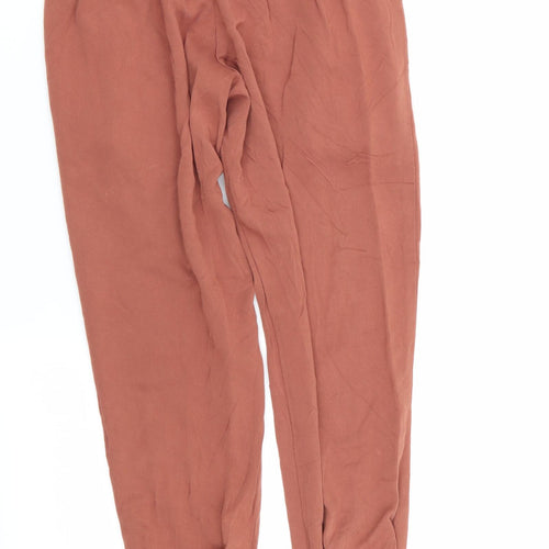 Primark Womens Brown   Trousers  Size 8 L27 in - Stretch waistband