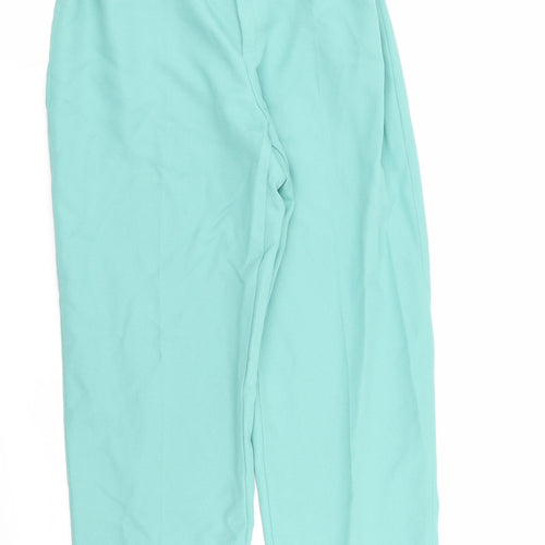 brandtex Womens Green   Trousers  Size 14 L30 in - Stretch waistband