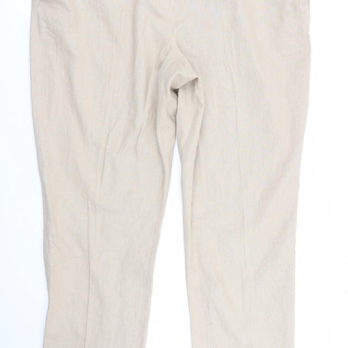 Asda George Womens Beige   Trousers  Size 36 in L29 in