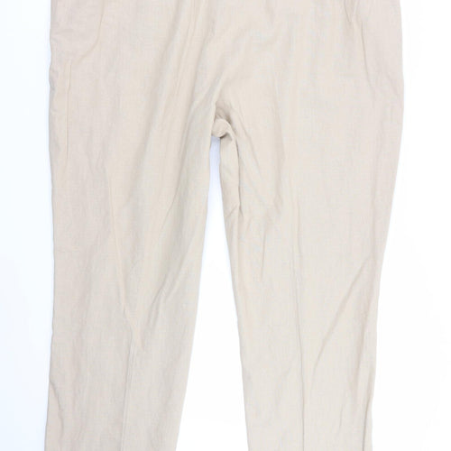 Asda George Womens Beige   Trousers  Size 36 in L29 in