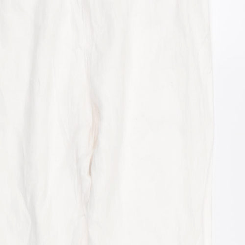 falmer Womens White   Trousers  Size 14 L31 in