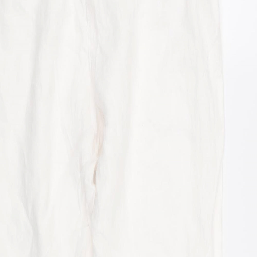 falmer Womens White   Trousers  Size 14 L31 in