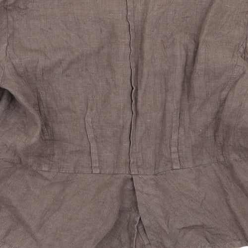 Preworn Womens Brown   Jacket Blazer Size L