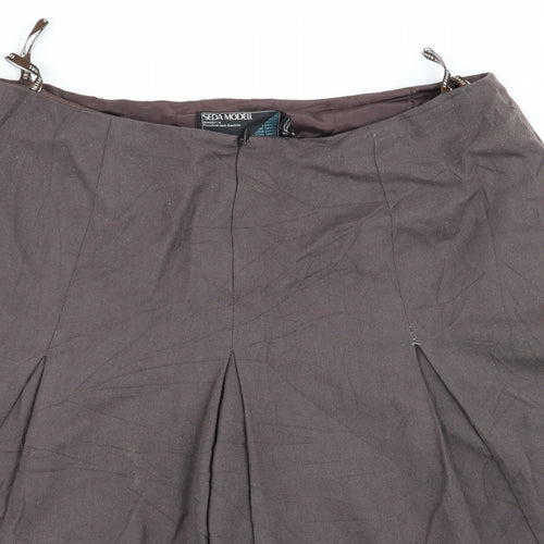 seda modell Womens Brown   Flare Skirt Size 20