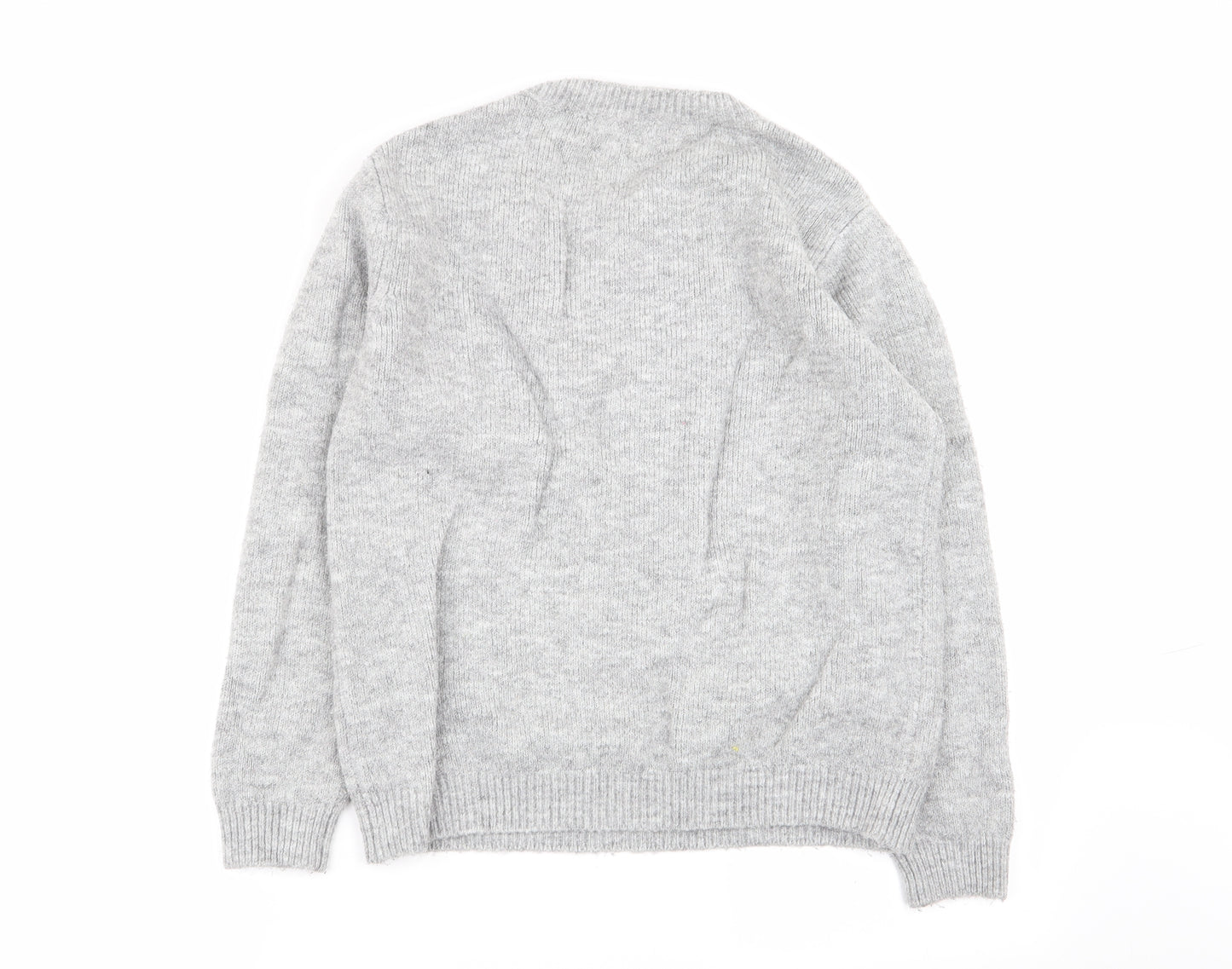 Asda George Womens Grey Floral  Pullover Jumper Size 12