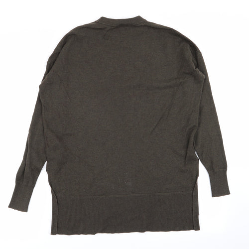 Warehouse Womens Green   Pullover Jumper Size 8