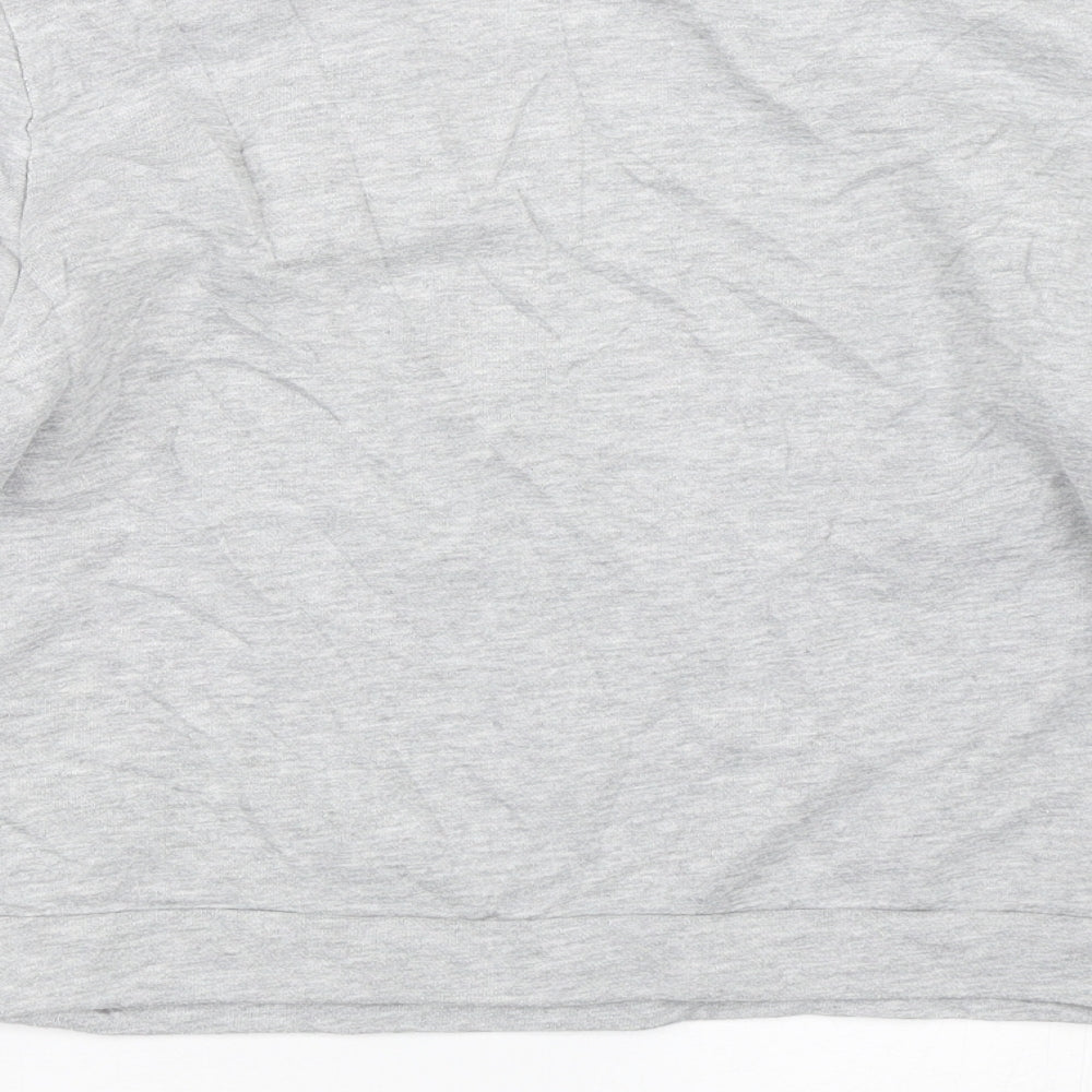 H&M Womens Grey   Pullover Sweatshirt Size XS