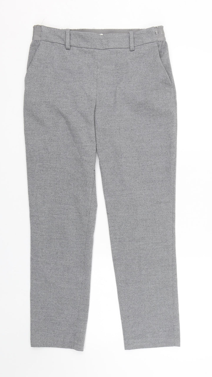 H&M Womens Grey   Trousers  Size 10 L25 in