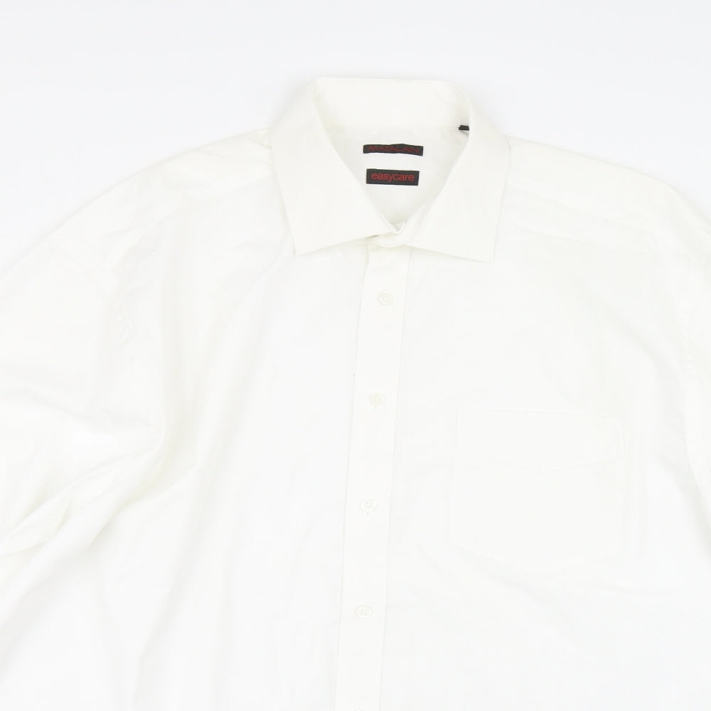 Matalan Mens White    Dress Shirt Size 17
