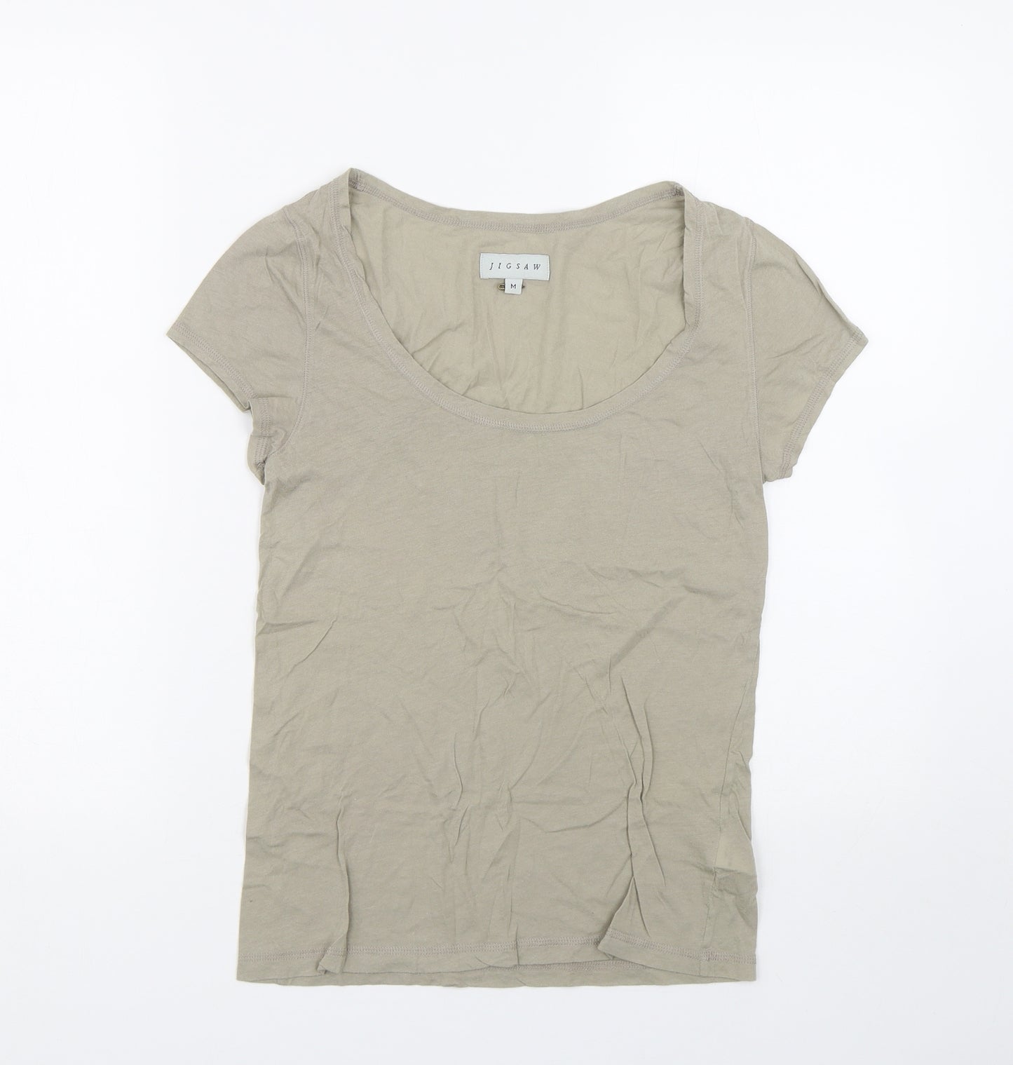 Jigsaw Womens Grey   Basic T-Shirt Size M