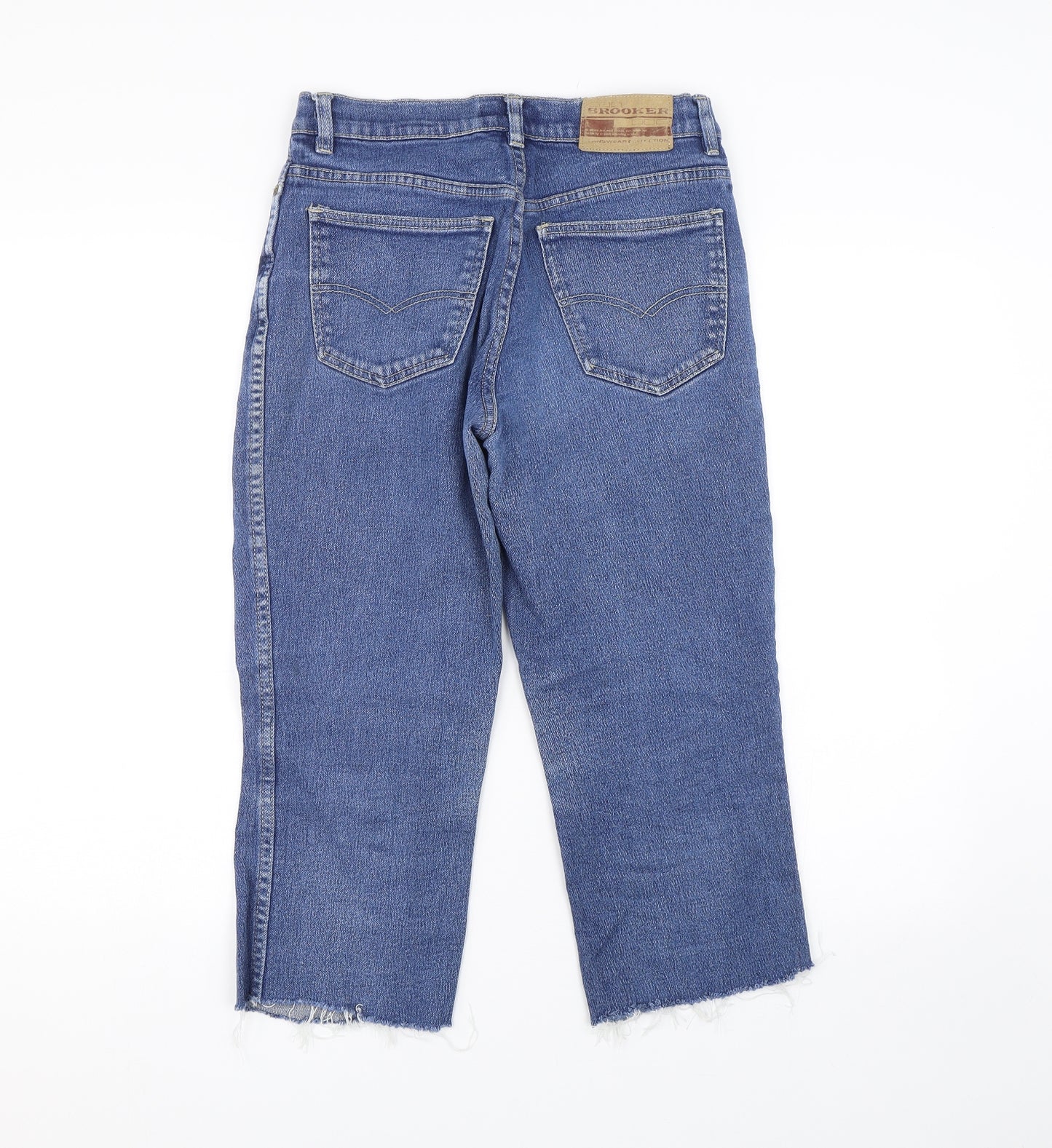 Brooker Womens Blue  Denim Cropped Jeans Size 28 L20 in