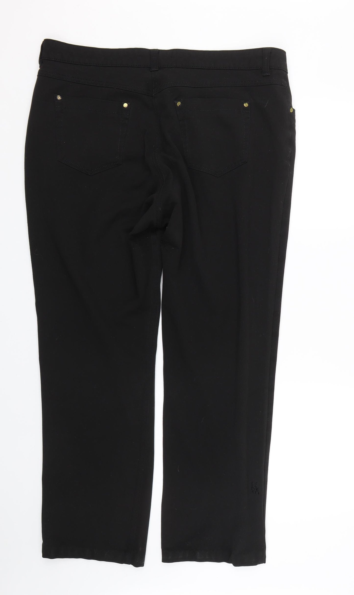 Liva Womens Black   Trousers  Size 39 in L29 in