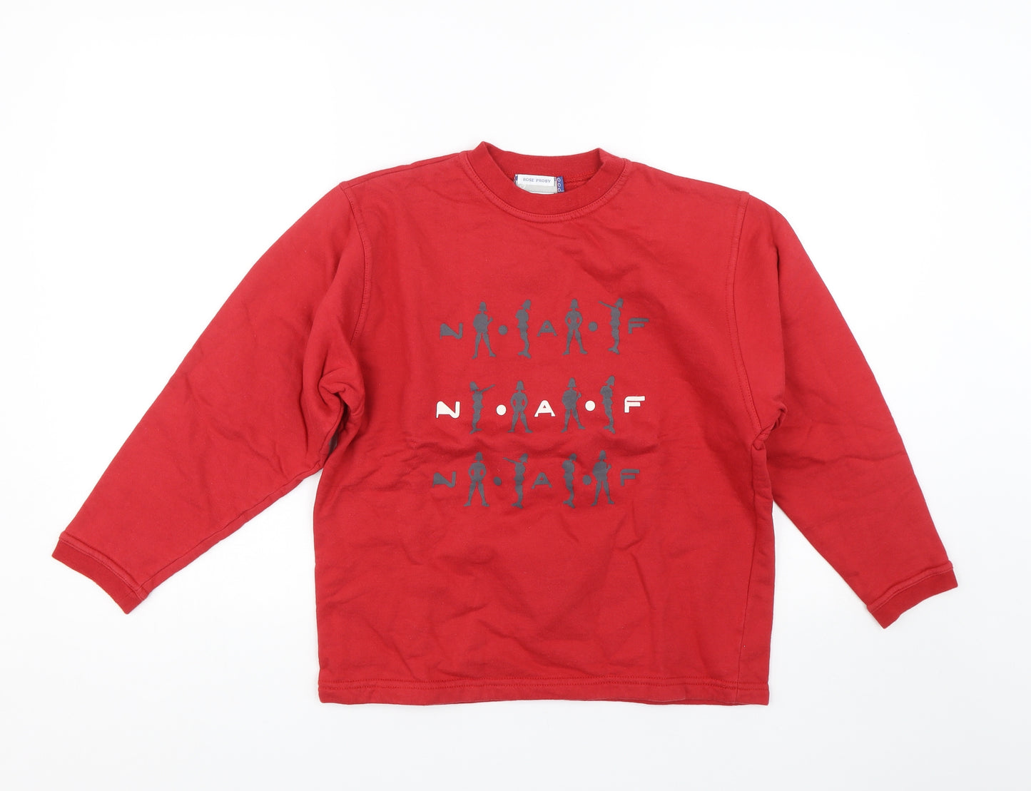 NafNAf Girls Red   Pullover Sweatshirt Size 12 Years