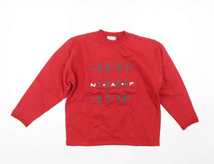 NafNAf Girls Red   Pullover Sweatshirt Size 12 Years
