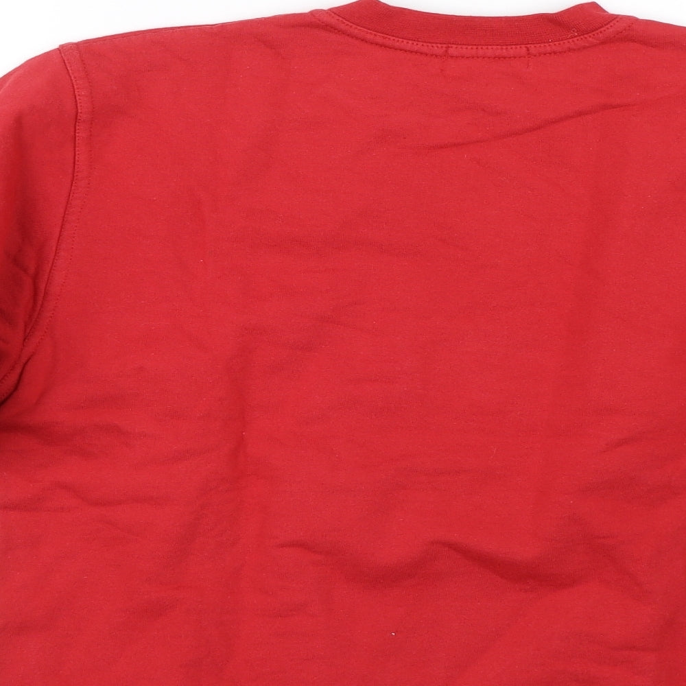 NafNAf Girls Red   Pullover Sweatshirt Size 12 Years