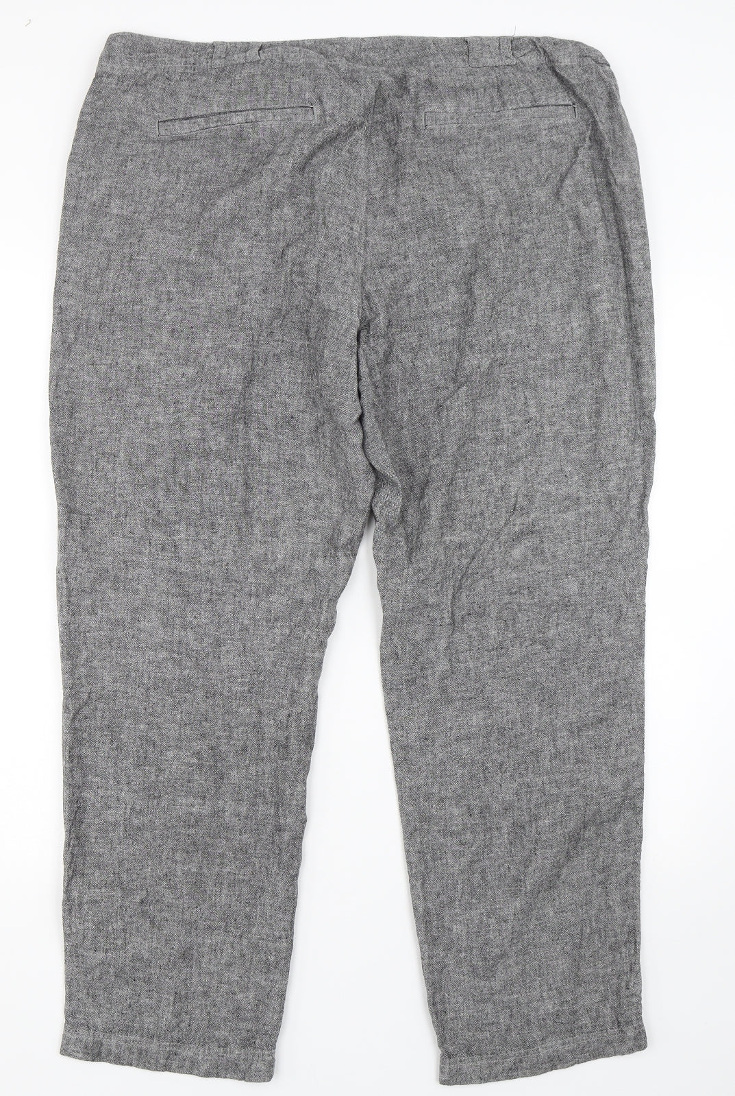 F&F Womens Grey   Trousers  Size 18 L27 in